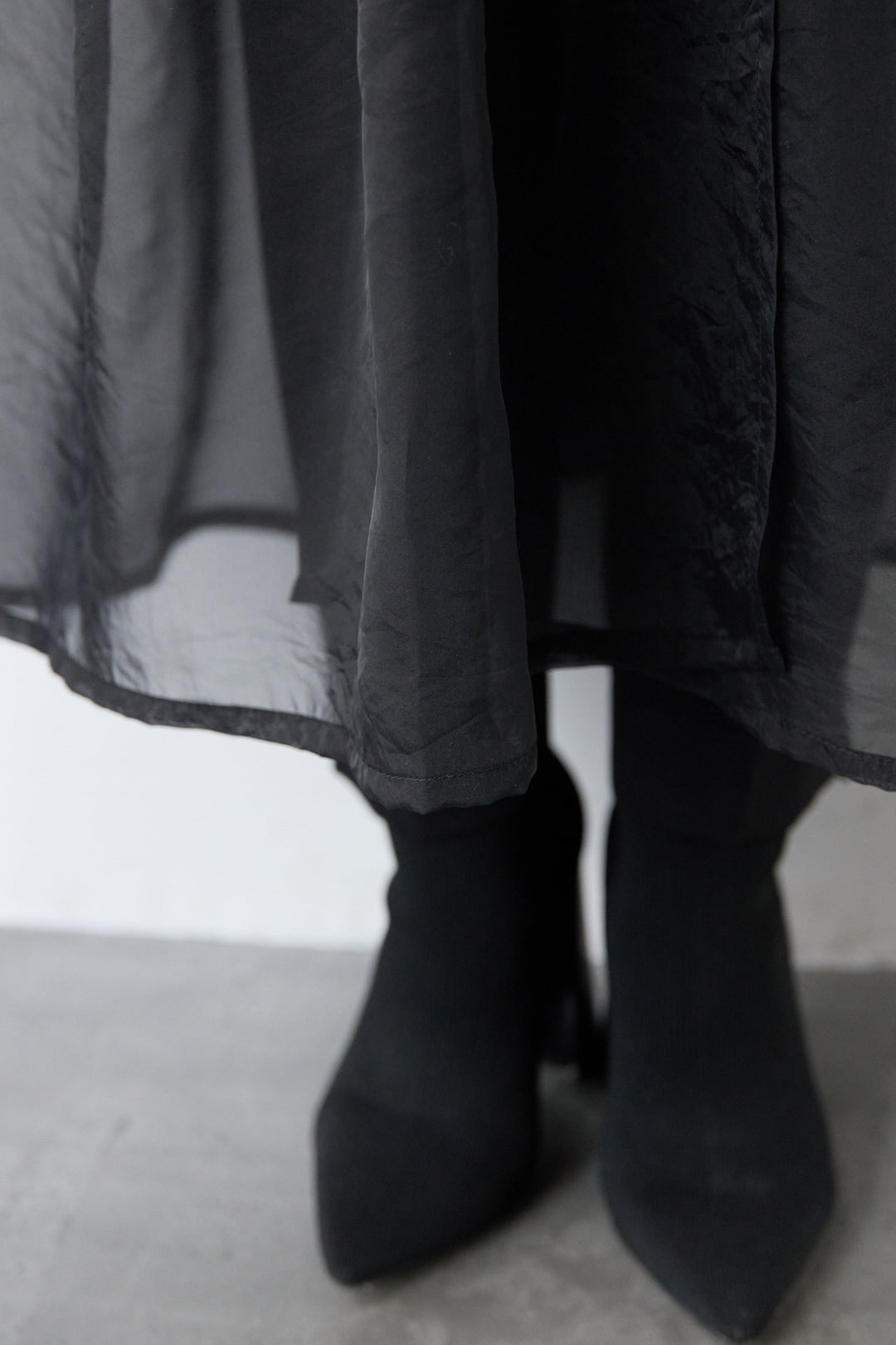 オーガンジードッキングロングベスト