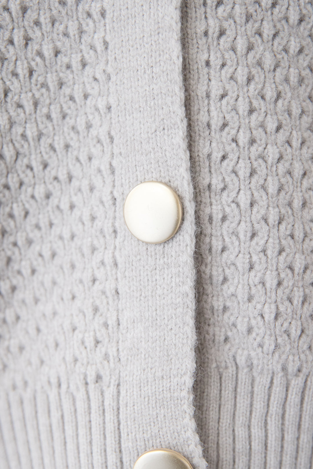 デニムスリーブニットカーディガン