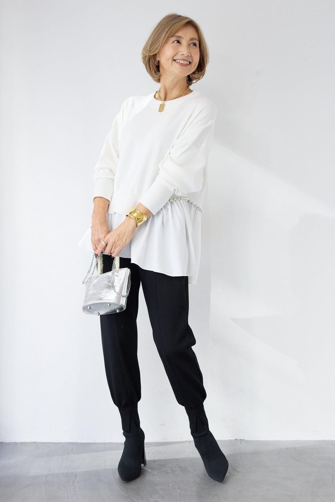 【REIKOコラボ】ライトダンボールジョガーパンツ