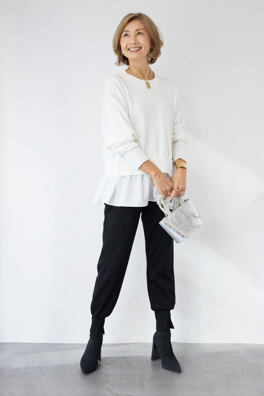 【REIKOコラボ】ライトダンボールジョガーパンツ