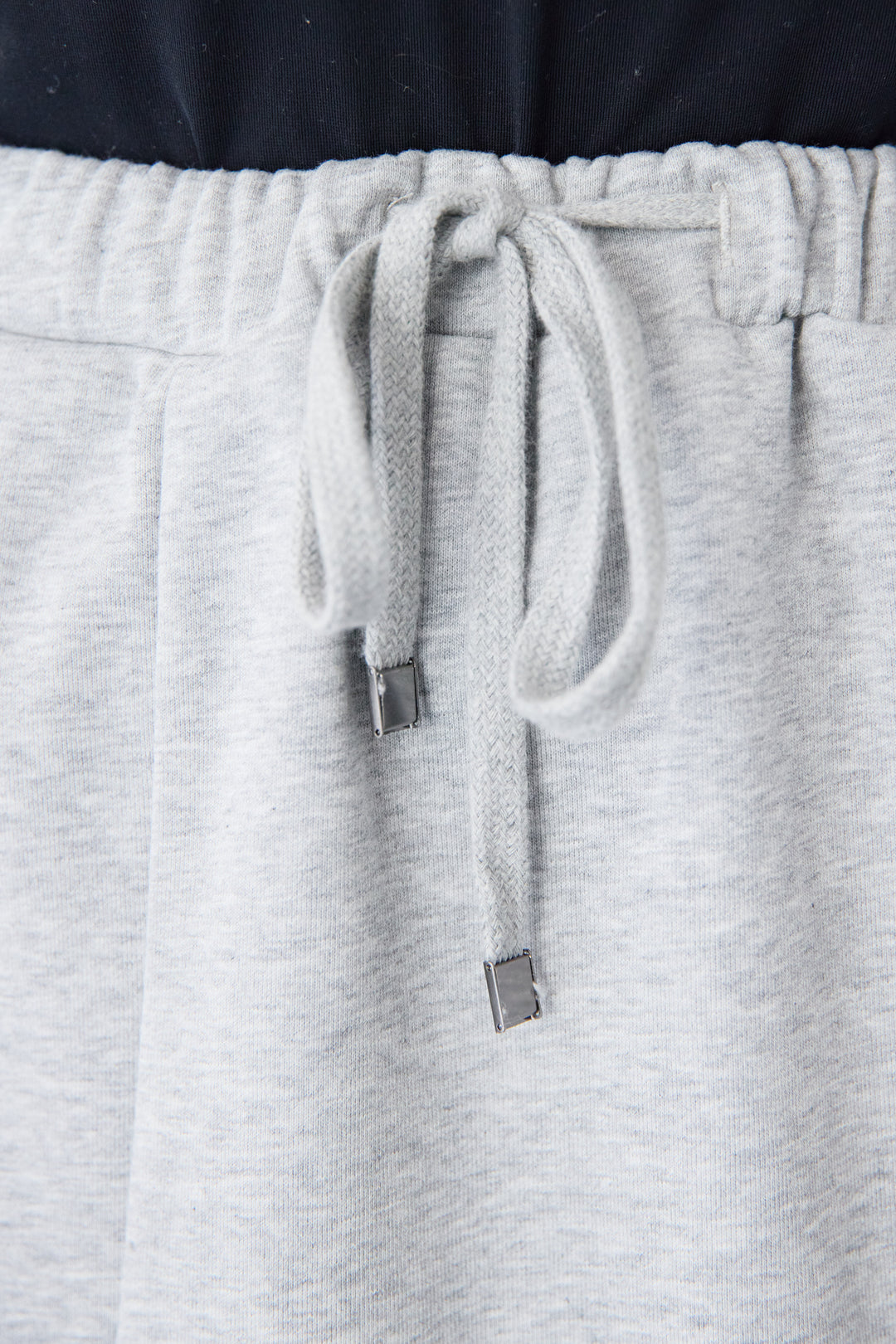 配色スウェットスカート