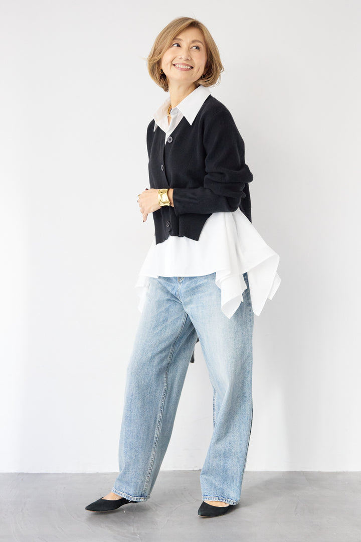 ニットドッキングシャツ