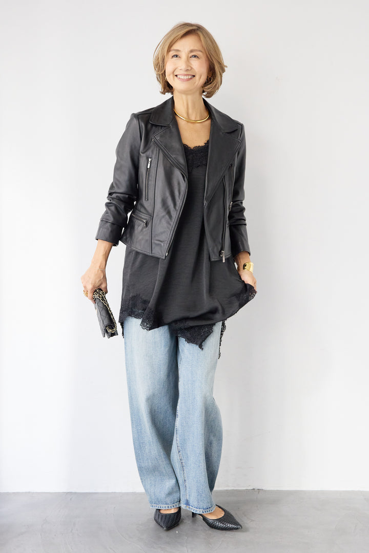 アシメレースキャミソール