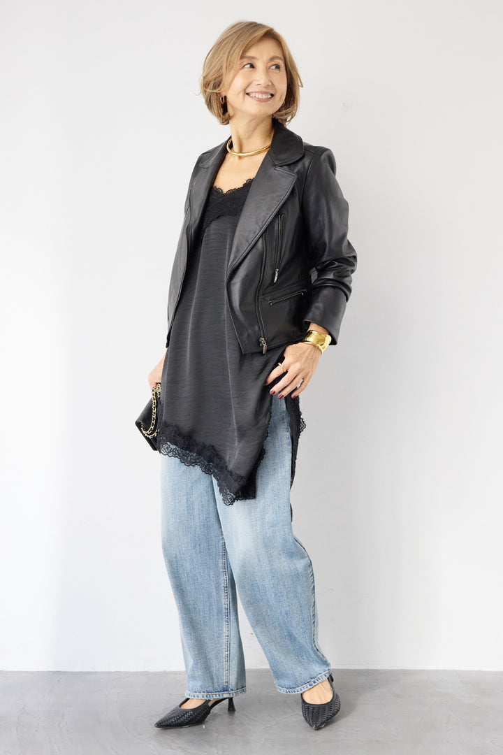 アシメレースキャミソール