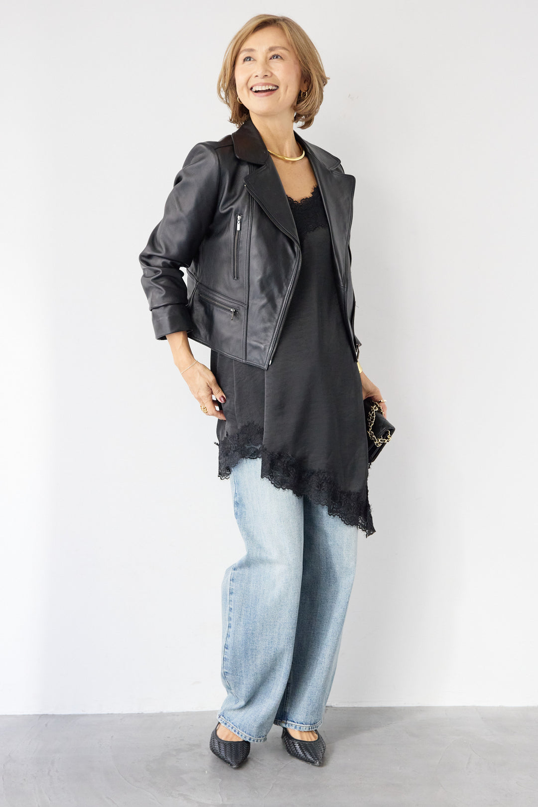 アシメレースキャミソール