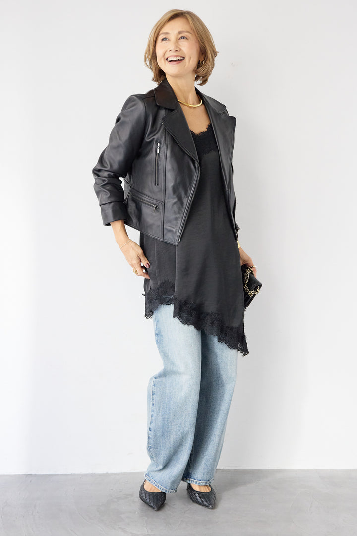 アシメレースキャミソール