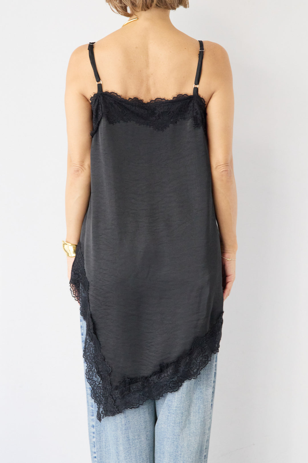 アシメレースキャミソール