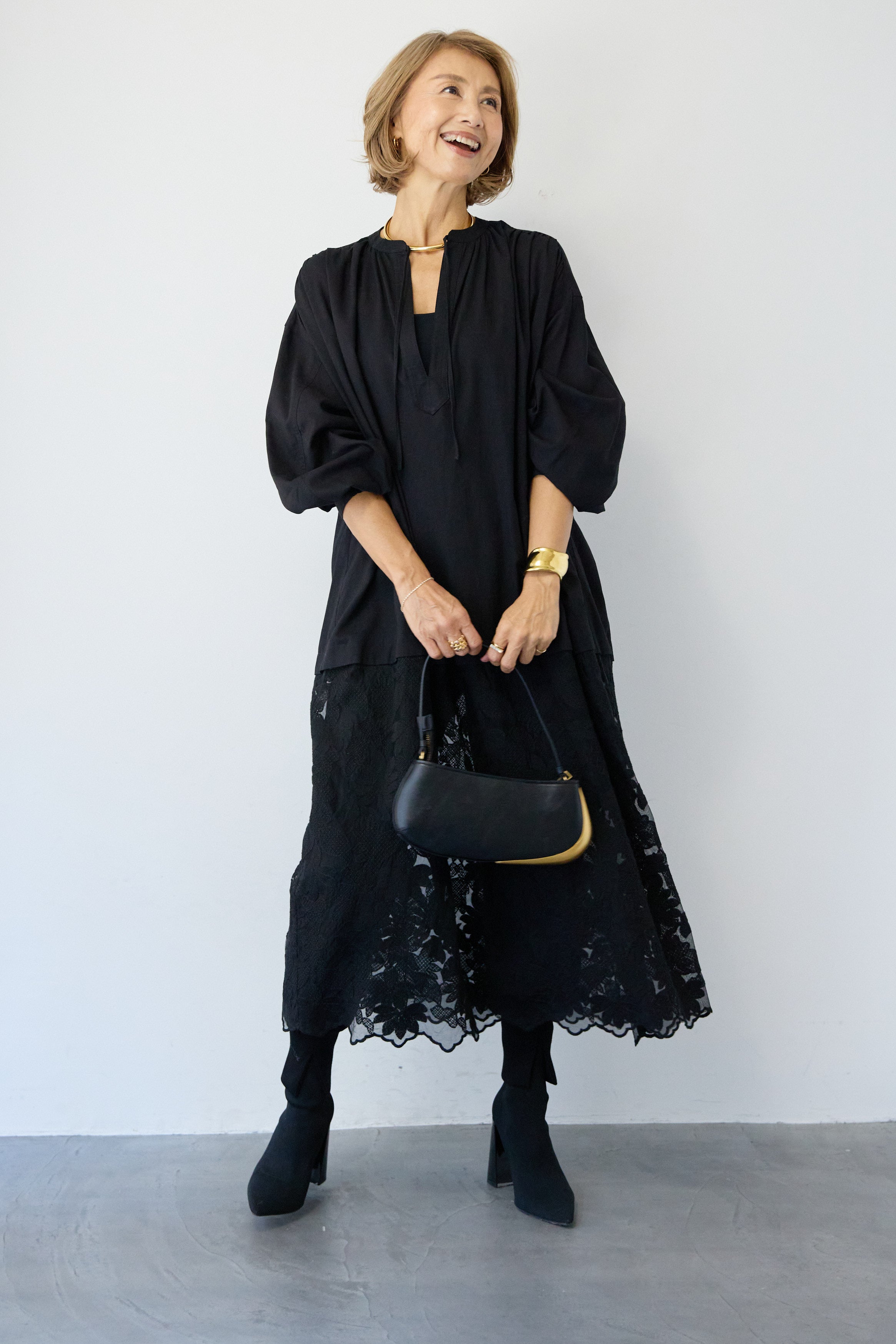 PLUS OTO.HA.×REIKO ABE カップ付きキャミソールワンピース PLUS OTO.HA.×REIKO ABE カップ付きキャミソールワンピース PLUS OTO