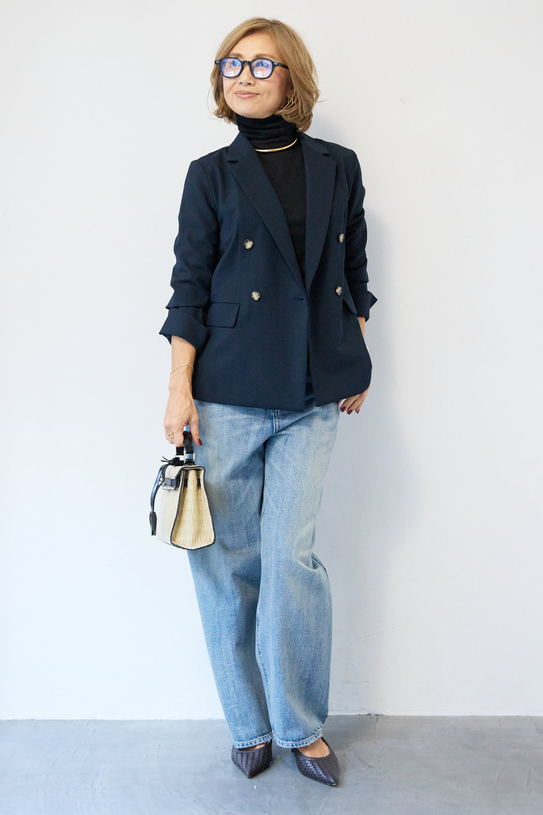 【REIKOコラボ】メタルボタンダブルジャケット