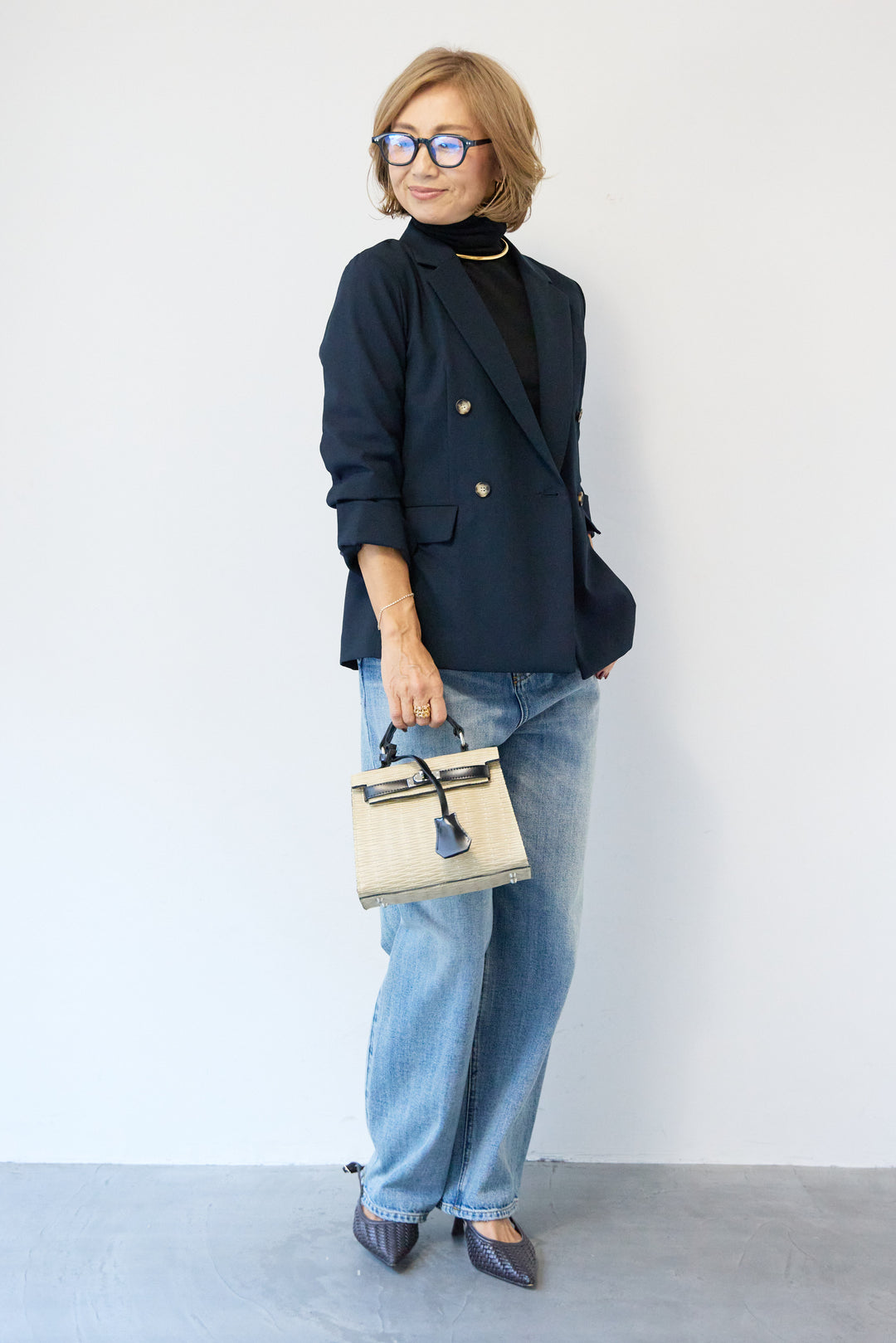 【REIKOコラボ】メタルボタンダブルジャケット