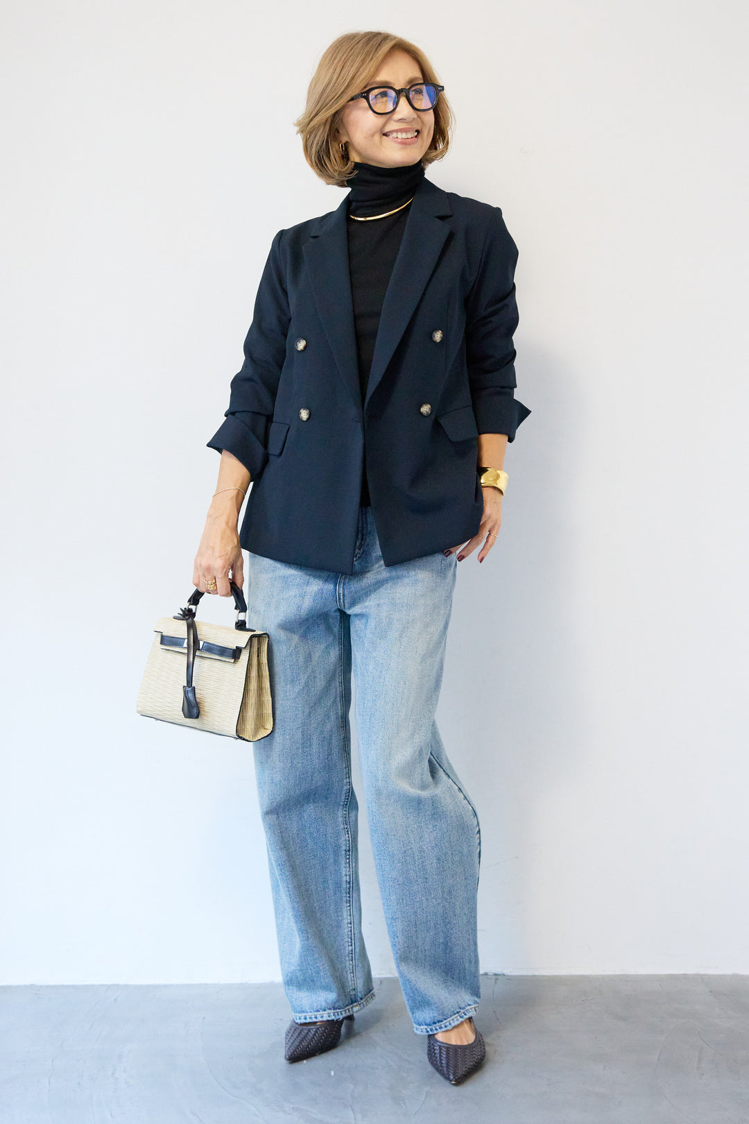 【REIKOコラボ】メタルボタンダブルジャケット