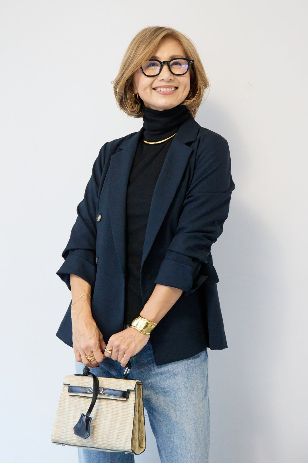 【REIKOコラボ】メタルボタンダブルジャケット