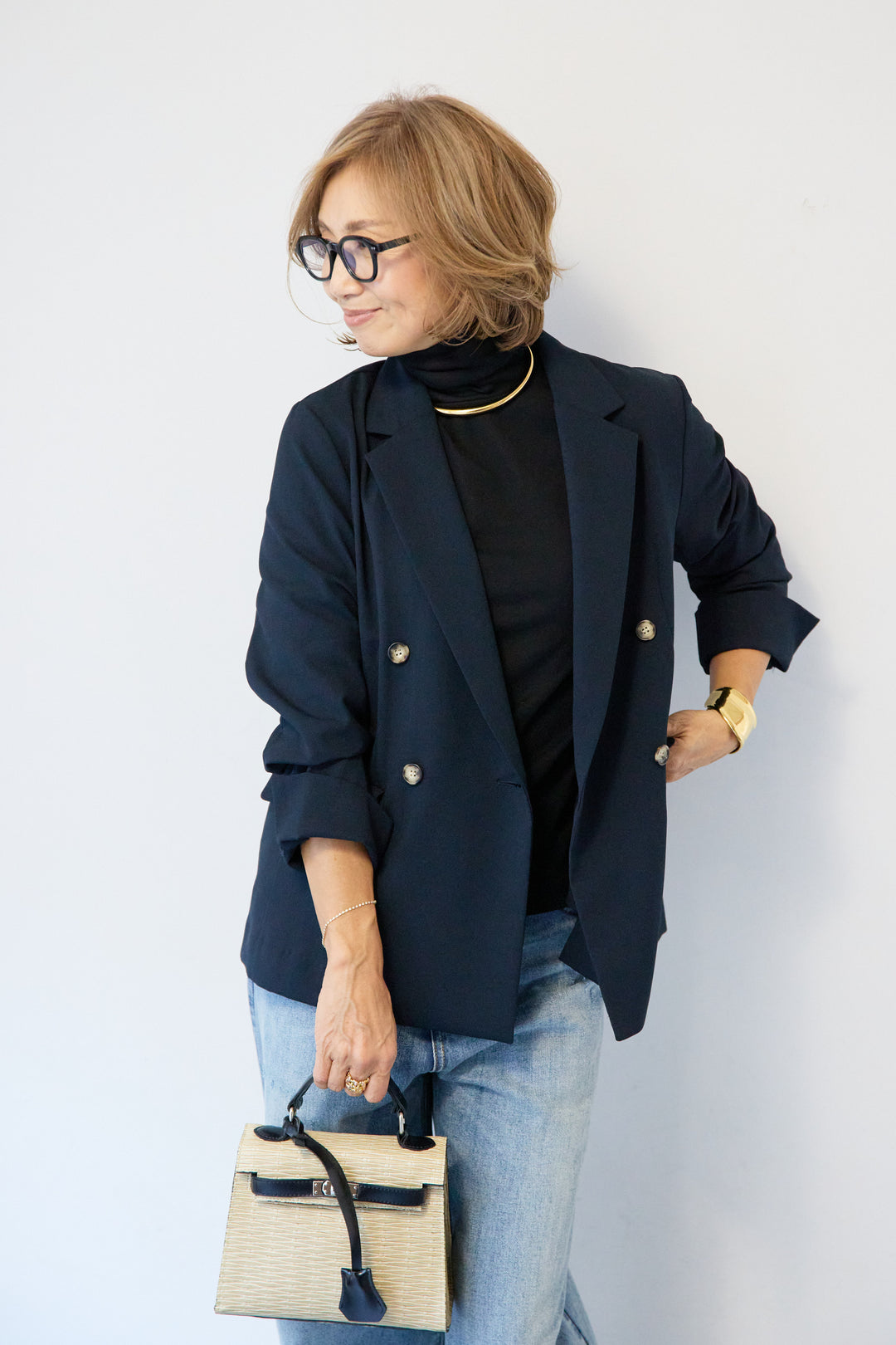 【REIKOコラボ】メタルボタンダブルジャケット