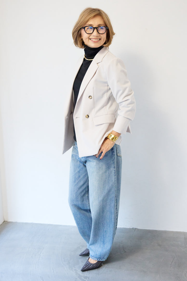 バーズアイ ダブルジャケット