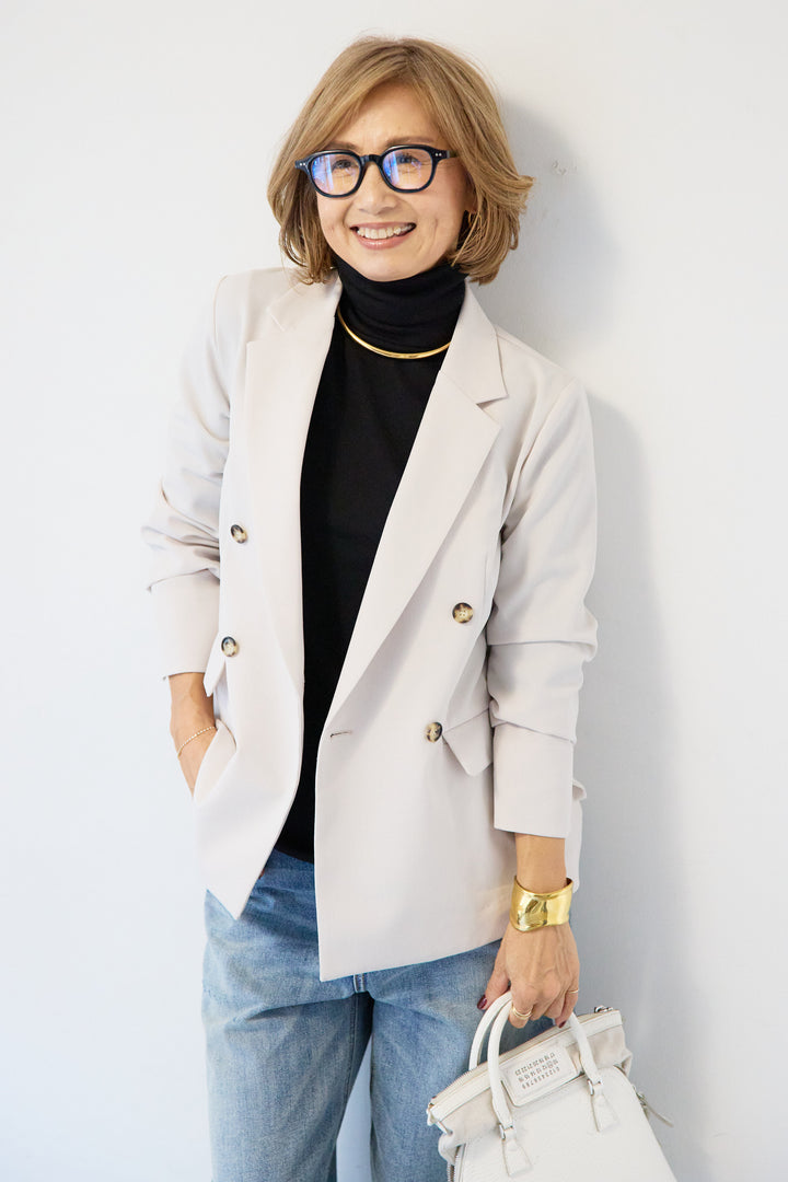 バーズアイ ダブルジャケット