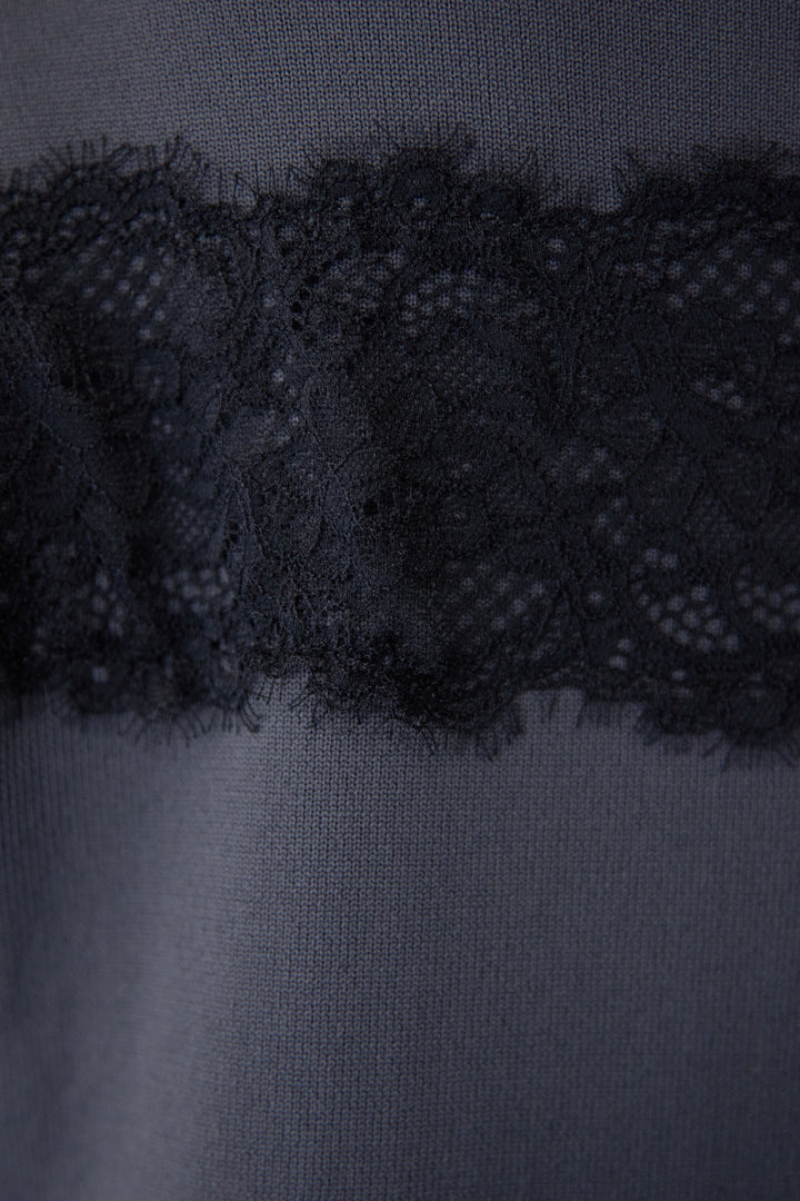 バックレース・ロングワンピース