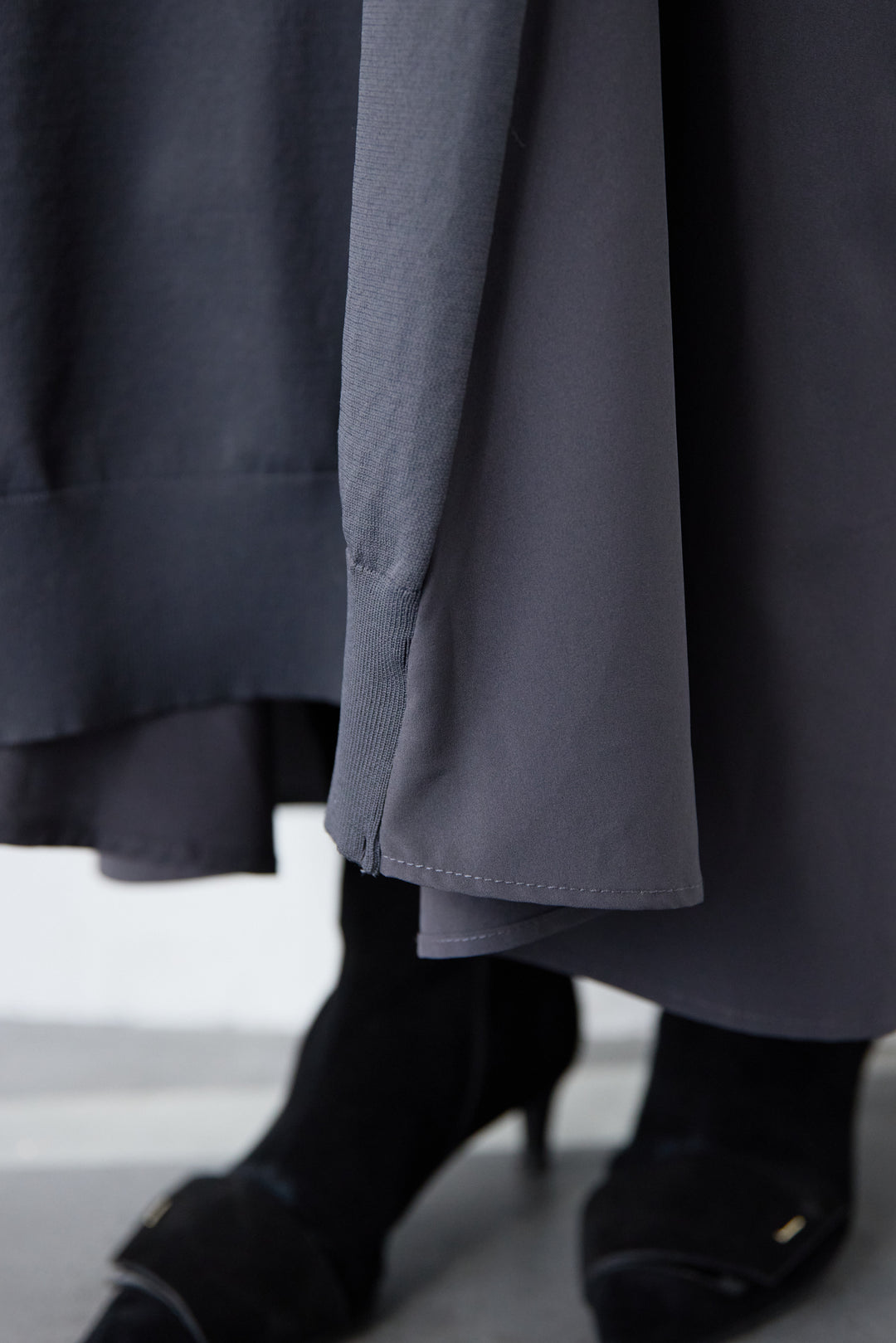 バックレース・ロングワンピース