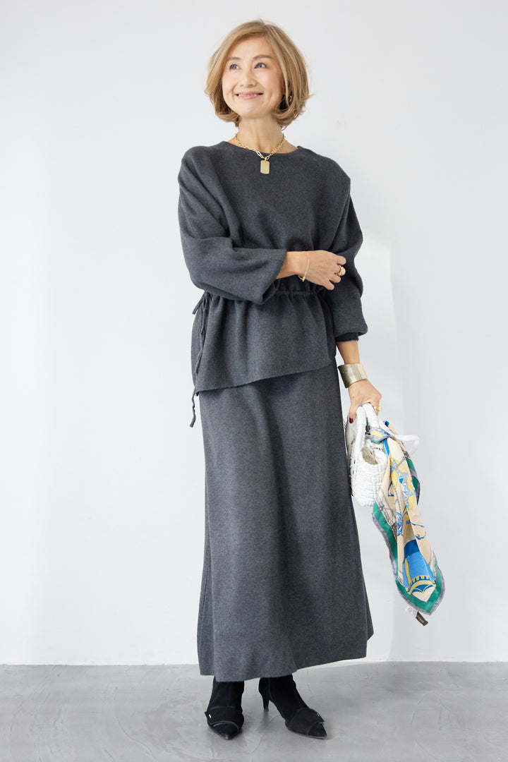 ウエストマーク・ペプラムセットアップ