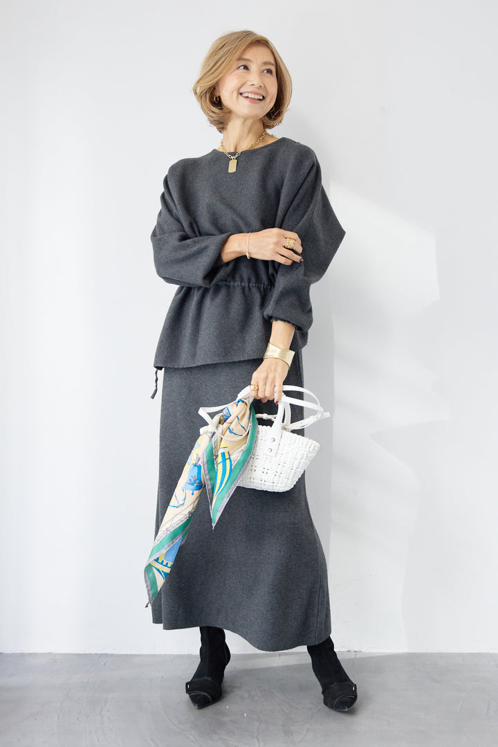 ウエストマーク・ペプラムセットアップ