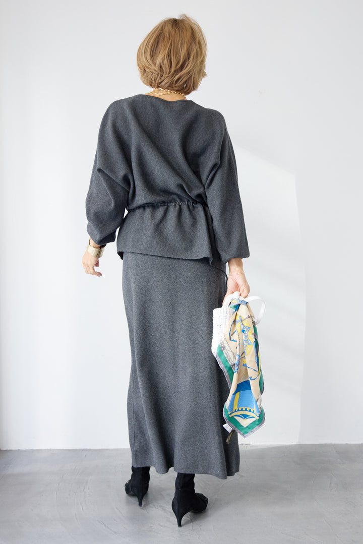 ウエストマーク・ペプラムセットアップ