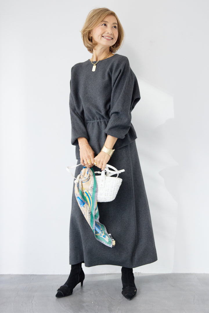 ウエストマーク・ペプラムセットアップ