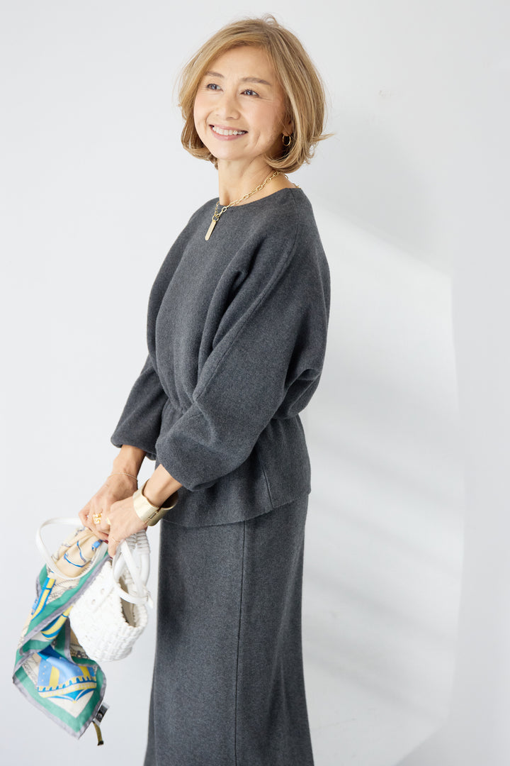 ウエストマーク・ペプラムセットアップ