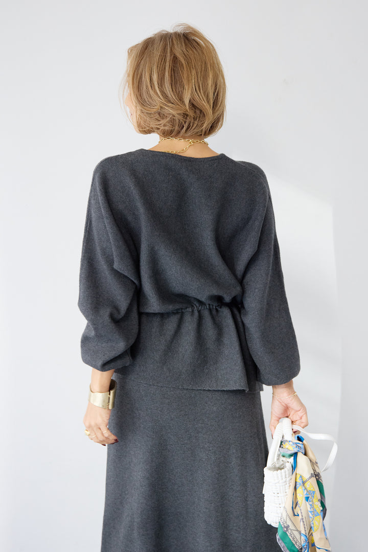 ウエストマーク・ペプラムセットアップ