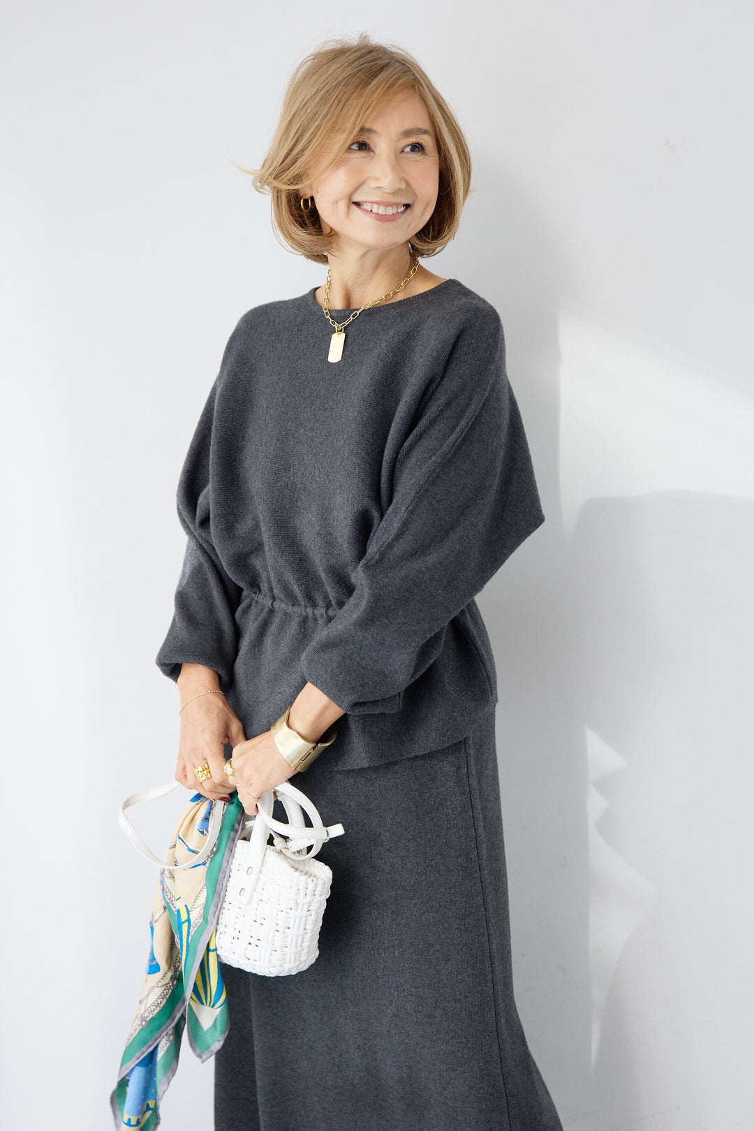 ウエストマーク・ペプラムセットアップ