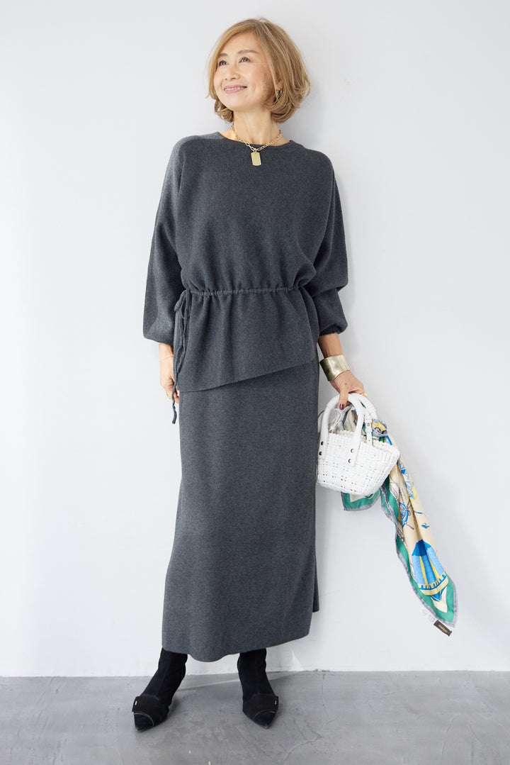 ウエストマーク・ペプラムセットアップ