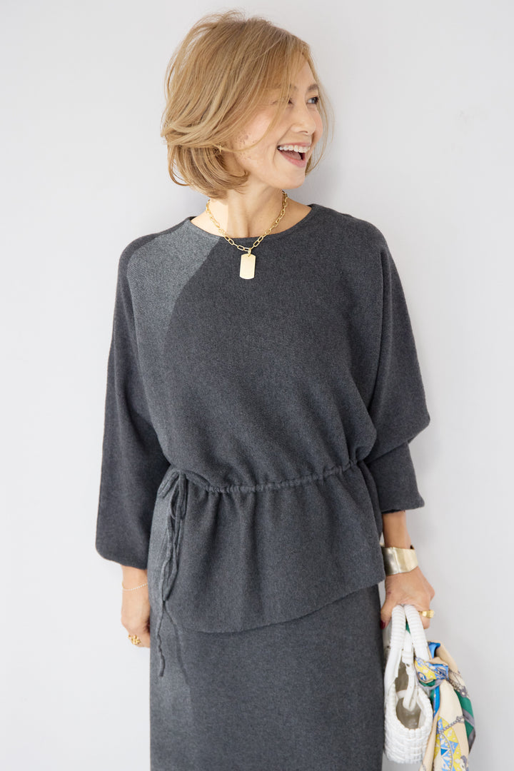 ウエストマーク・ペプラムセットアップ