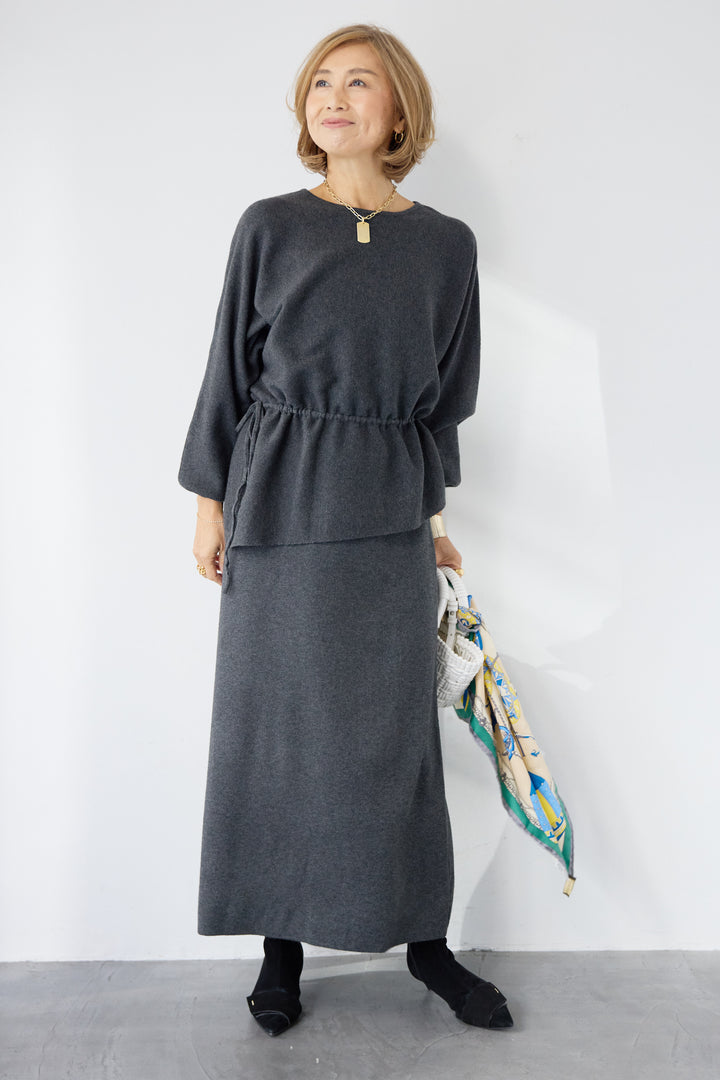 ウエストマーク・ペプラムセットアップ