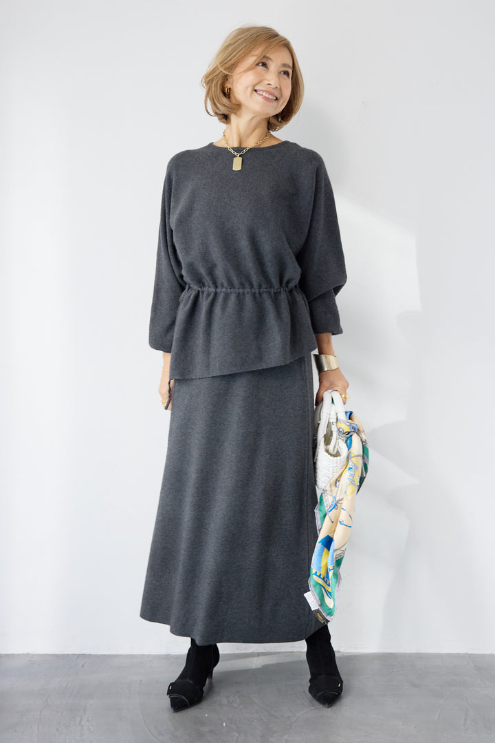 ウエストマーク・ペプラムセットアップ