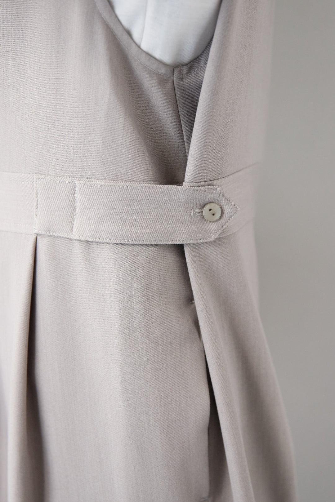 [SET]ウエストタブ・フロントタックサロペット+ふんわり裏起毛タートルネック(2set)