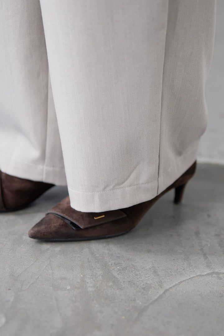 [SET]ウエストタブ・フロントタックサロペット+ふんわり裏起毛タートルネック(2set)