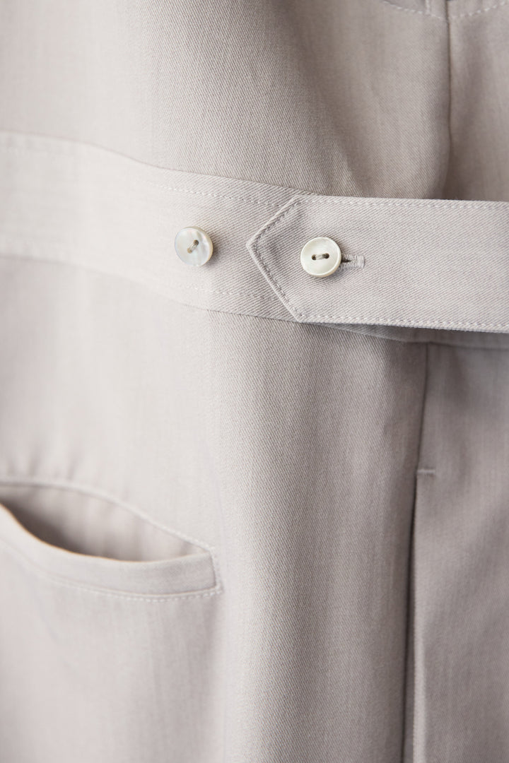 [SET]ウエストタブ・フロントタックサロペット+ふんわり裏起毛タートルネック(2set)