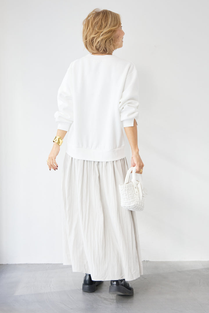 ハーフジップドッキングワンピース