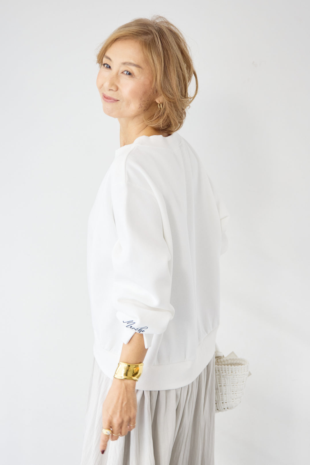 ハーフジップドッキングワンピース