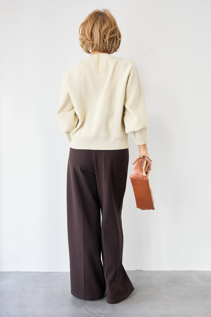 モダンメタルボタン・カーディガン