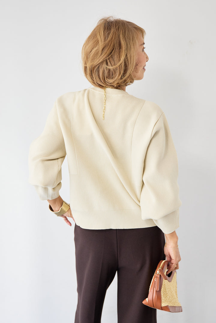 モダンメタルボタン・カーディガン