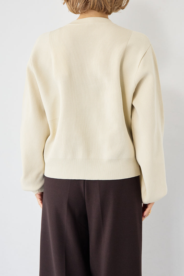 モダンメタルボタン・カーディガン