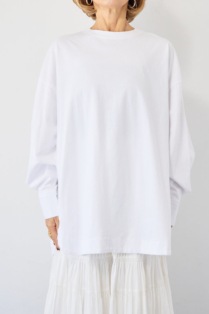 カフススリーブ・オーバーサイズ プルオーバーカットソー