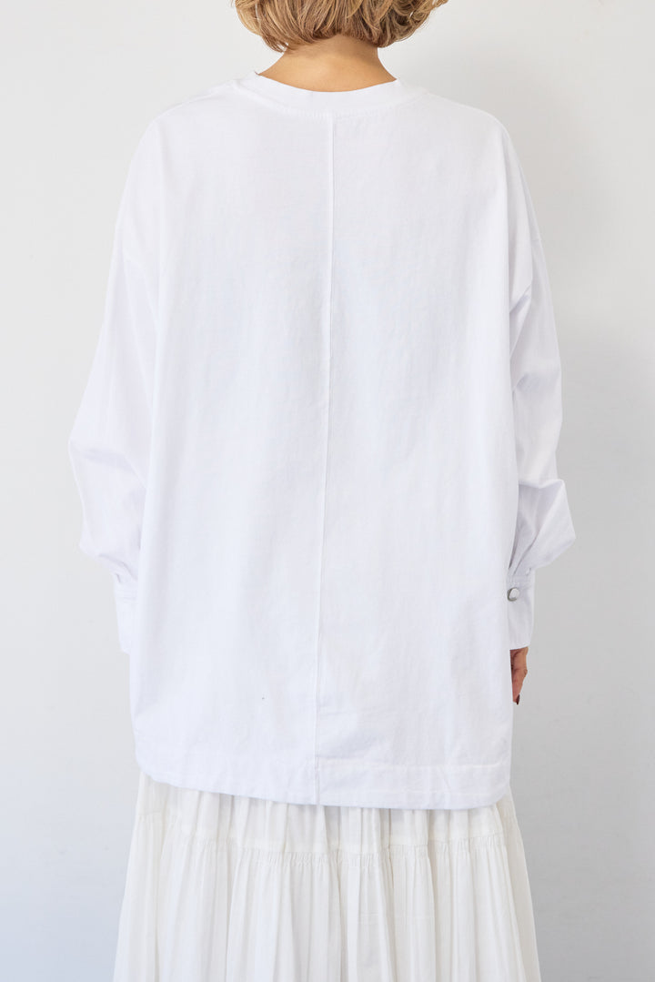 カフススリーブ・オーバーサイズ プルオーバーカットソー