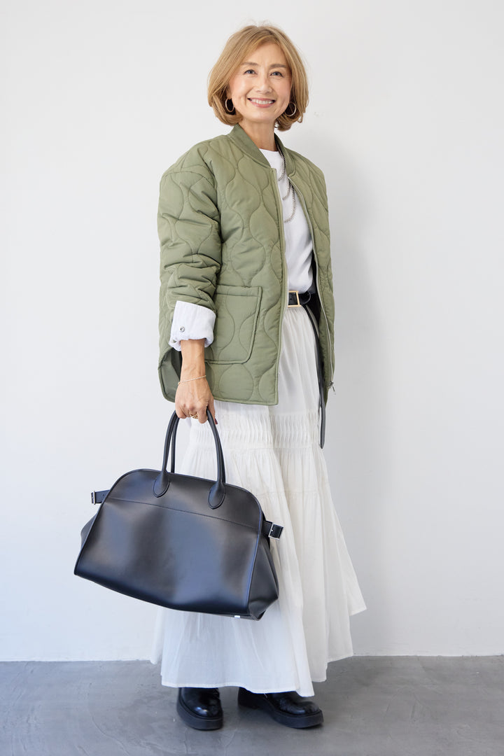 キルティング中綿ジャケット