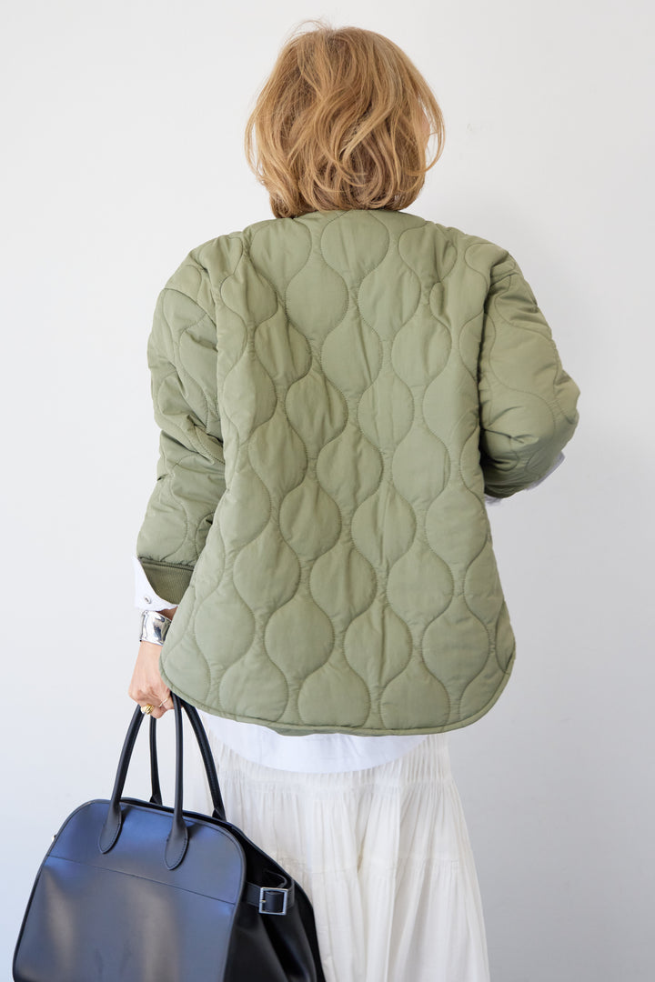 クラフトピンタック・マキシティアードスカート