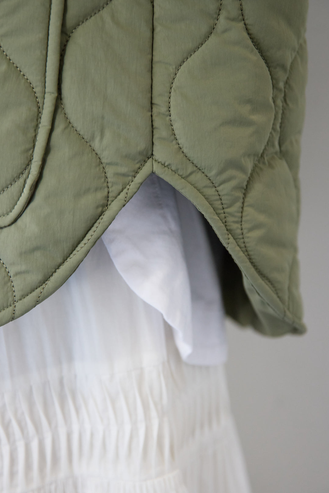 キルティング中綿ジャケット