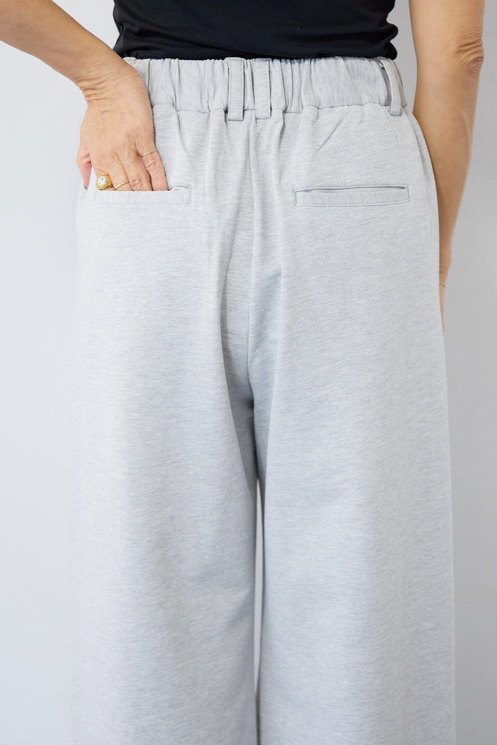 ジャージー・2タックワイドパンツ