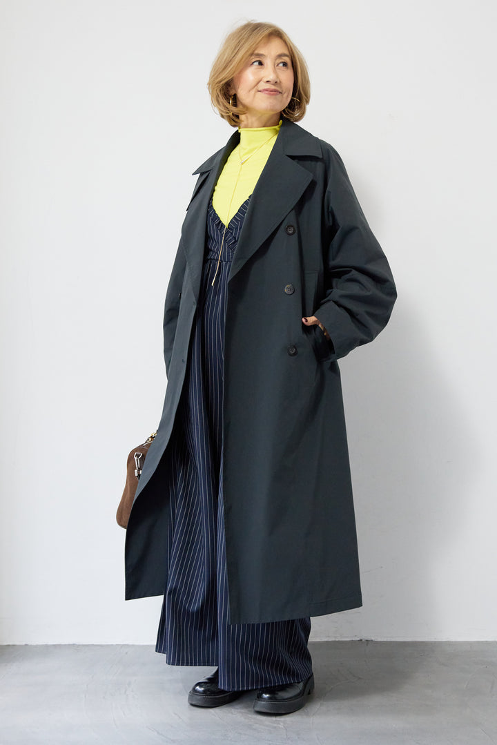 バックデザイン・ビッグシルエットスプリングコート