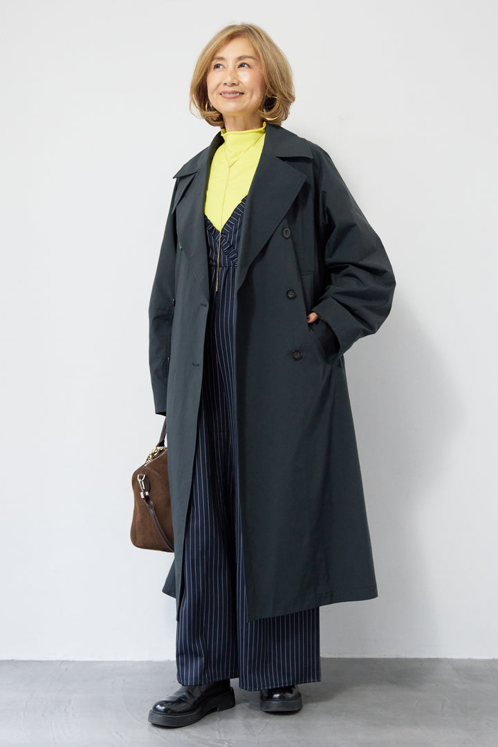 バックデザイン・ビッグシルエットスプリングコート