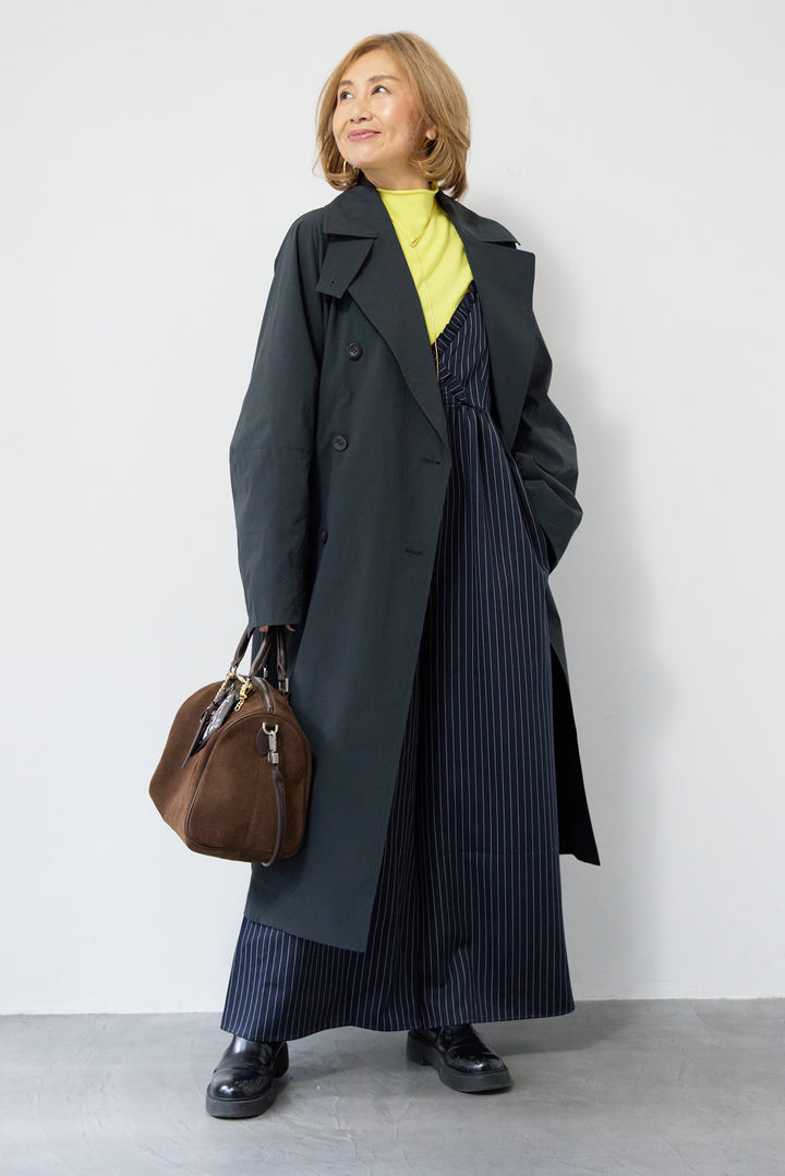 バックデザイン・ビッグシルエットスプリングコート