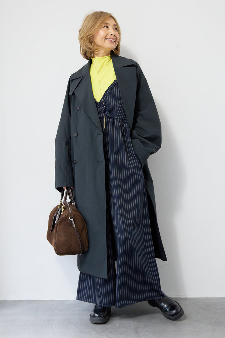 バックデザイン・ビッグシルエットスプリングコート